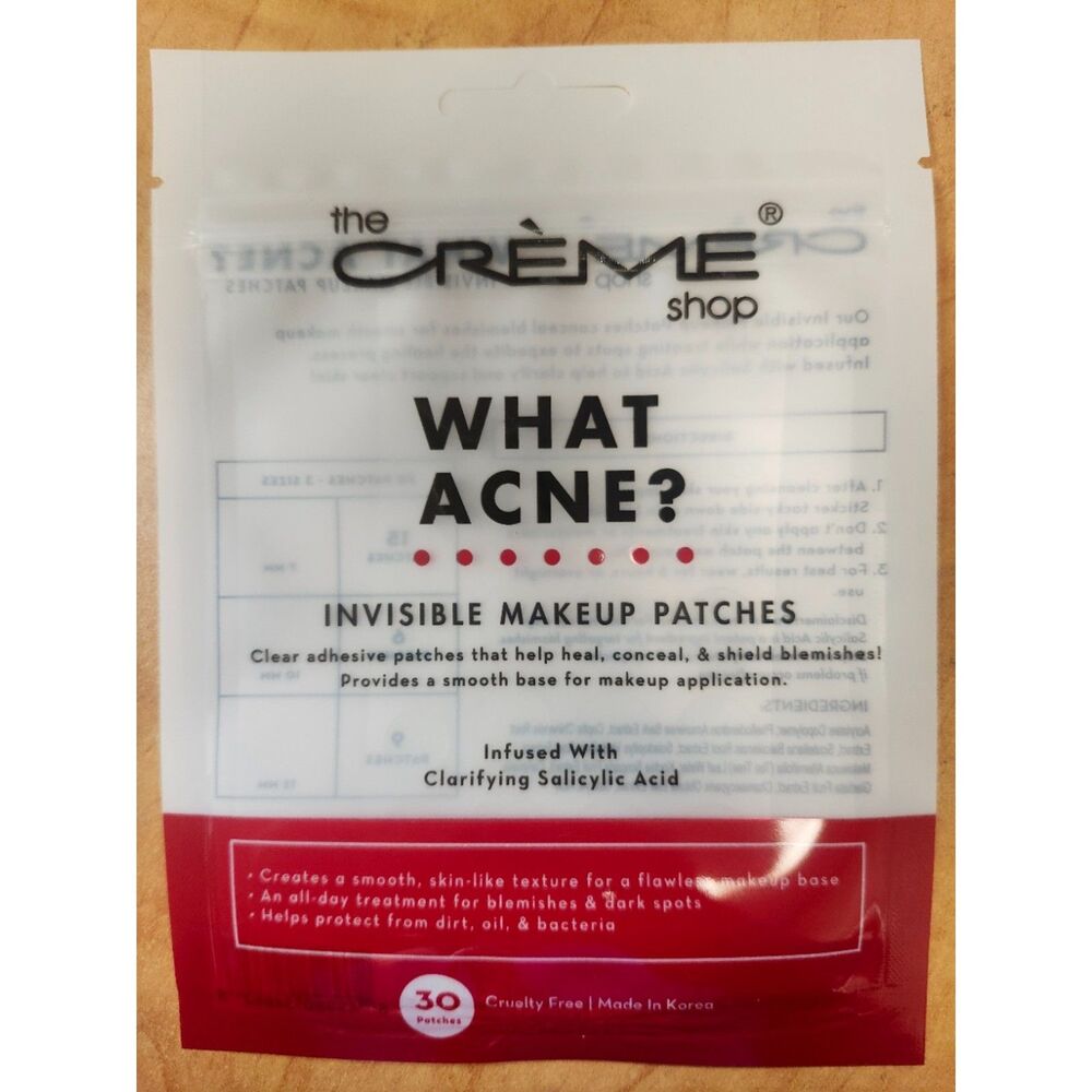 The Crème Shop What Acne? Invisible Makeup Patches - Salicylic Acid